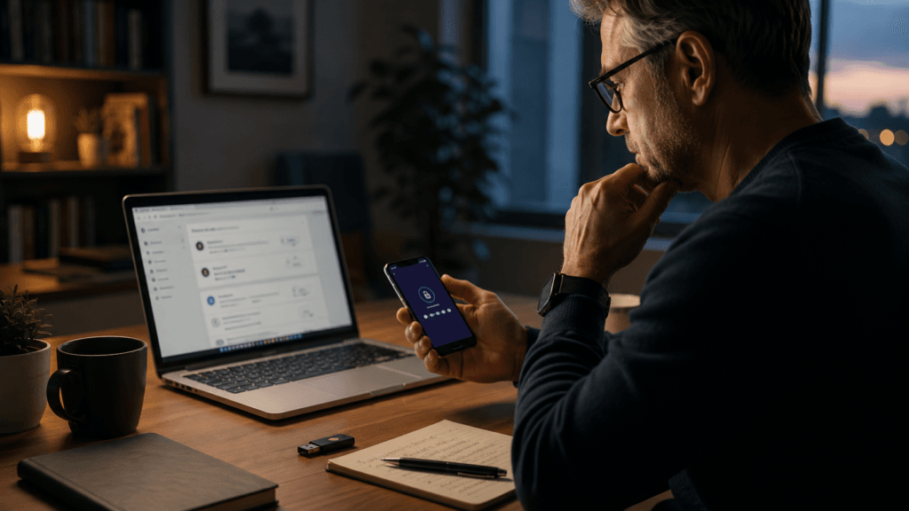 Como proteger suas contas online: senhas, autenticação em duas etapas e cuidados essenciais como proteger contas online