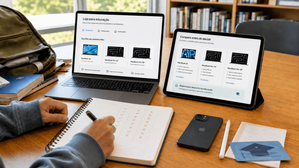 Apple Educação: quem tem direito ao desconto no Brasil apple educacao desconto estudantes brasil