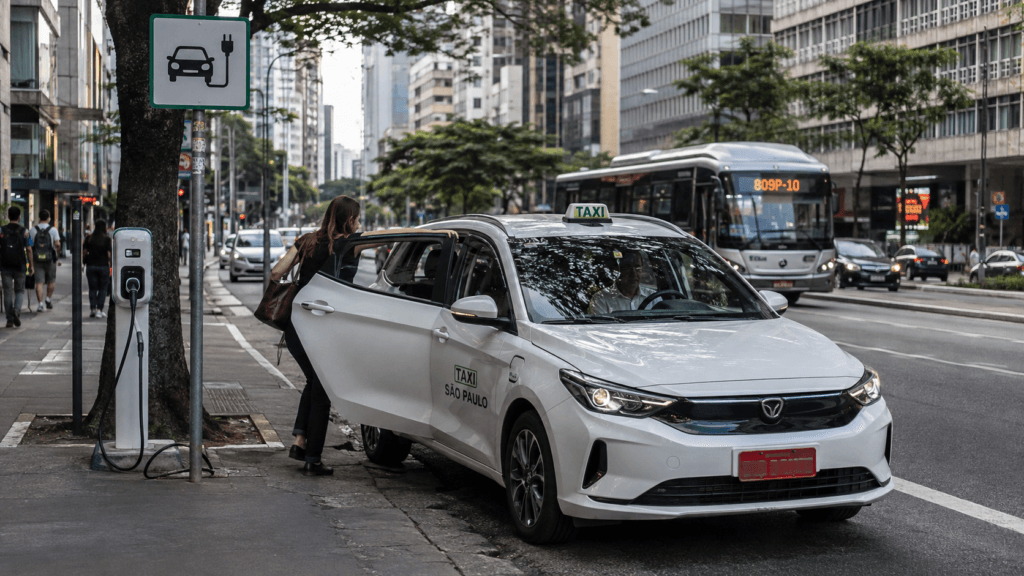 sao paulo alvaras taxi eletrico