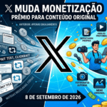 x muda monetizacao conteudo original