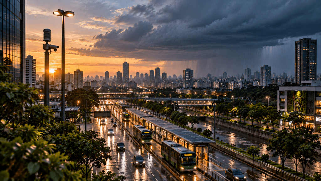 prever melhor tempo cidades operam
