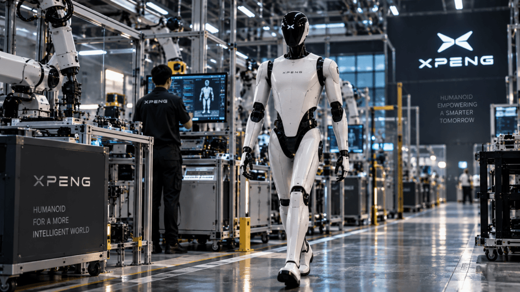 xpeng iron humanoides fase industrial