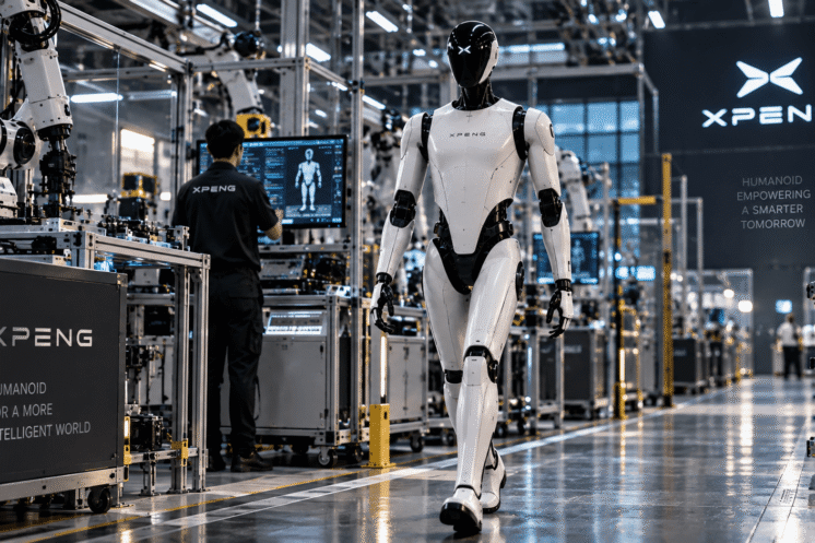 xpeng iron humanoides fase industrial