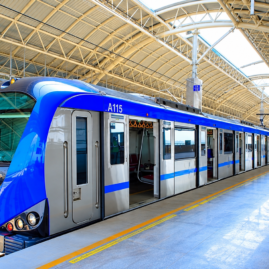 metrô de chennai na plataforma